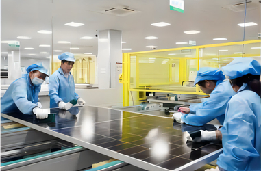 Hefei Sunrise New Energy Co., Ltd. manufacturer production line