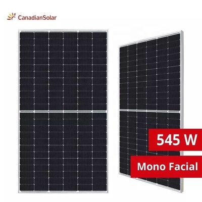 2278x1134x30mm Canadian Panel Modules Mono Facial Hiku6 High Power 535W Solar Panel for Solar Project