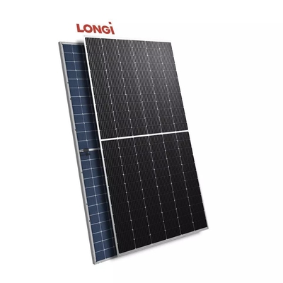 Longi Solar Panel PV Module Half Cell 540W 545W 550W 555W 560W Bifacial Solar Panels with Dual Glass