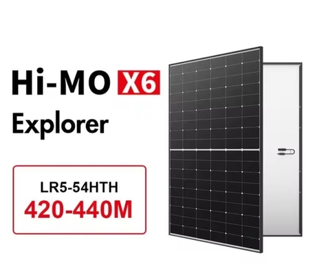 108 Half Cell Black Frame Monocrystalline Photovoltaic Modules 420W 425W 430W 435W 440W