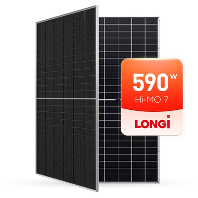 Longi 560W-590W Bifacial Dual Glass Monocrystalline Half Cell Solar Panels for Your