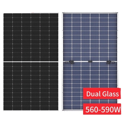 182mm Monocrystalline 580 Watt Solar PV Panel Longi 560W 570W 580W Cells for Industrial