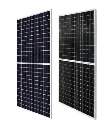 156 Cells N-Type Double Glass Flexible Solar Panel 615-640W with 2.0mm Back Glass