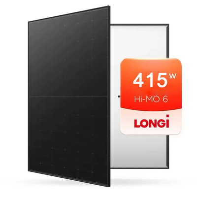Longi Module Mono Crystalline Half Cells 415W All Black Solar Panels for Solar System