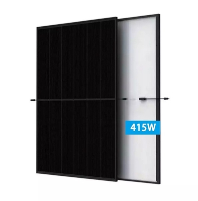 High All Black Mono Photovoltaic Solar Panels 405W 410W 415W 420W 425W by Trina Solar