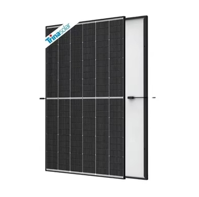 415W-435W EU Version Photovoltaic Solar Panel with High Transmission Glass and Black Frame