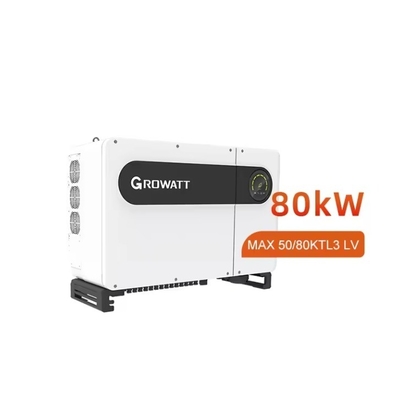 50KW 60KW 70KW 80KW Growatt Three Phase On Grid Solar Inverter for Solar Energy System
