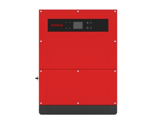 Goodwe MT Series Solar Inverter 50kw Three Phase 4 MPPTs On grid Commercial In Red