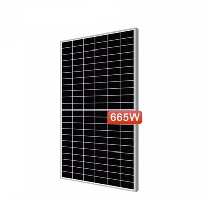 Half-Cut Canadian 645W 650W 655W 660W 665W 670W 675W Solar Panel 132 Cells PV Solar Module