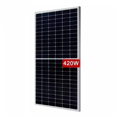 182mm Half Cut Cell Mono Facial Solar Modules 395W-420W for Rooftop PV Panel in Canada