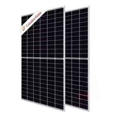 Anodized Aluminium Alloy Frame 590W-620W Mono Solar Panels Photovoltaic Bifacial Module