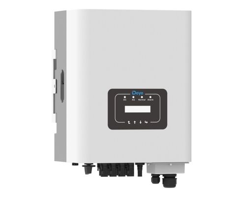 Single Phase White Solar Inverter 9kw 10kw Home Deye G02P1 On Grid Inverter with 2 MPPTs