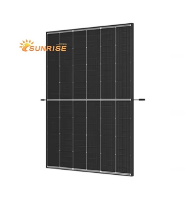 All Black Bifacial Dual Glass Monocrystalline Silicon Module Panel 415W-440W for Household