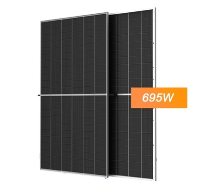 Anodized Aluminium Alloy Frame N-TYPE Mono-crystalline Solar Panel GLD-710N 675W-710W