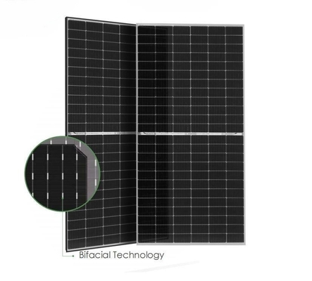 All Black 144 Cells Solar Panel Jinko Solar's Bifacial Module for Solar Energy Systems