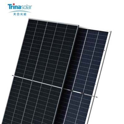 Monocrystalline Bifacial Dual Glass Solar Panel with Anodized Aluminium Alloy Frame