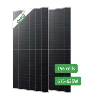 182mmx182mm Cell Size 156 Cells Double Glass Bifacial Solar Panel Jinko for Home Power