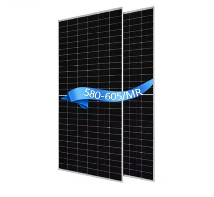 Monocrystaline Silicon 580W 585W 590W 595W 600W 605W JA N-type Solar Panels JAM72D40 LB Mono Half Cut Cell Bifacial PV Module With Dual Glass