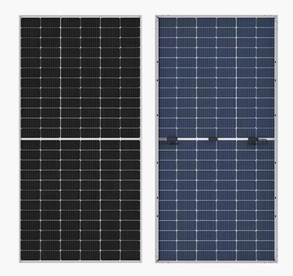 N-Type Double Glass Bifacial Monocrystalline Solar Panel 580W-605W 182mm Half Cut Cell