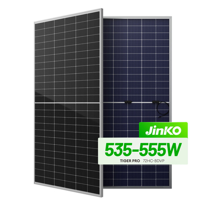 Jinkosolar Monocrystalline Solar Module JKM535-555M with Dual Glass Bifacial Technology