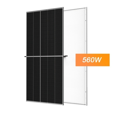 Anodized Aluminium Alloy Frame Residential Solar Panel 550W Mono-facial 182mm Cell