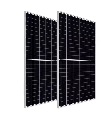 182mm Half Cut Cell Solar Energy Module Photovoltaic Panel Anodized Aluminium Alloy Frame