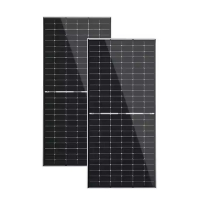 182mm Half Cut Cell Double Glass N-type Bifacial Solar Panel Module with IP 68 Rated Junction Box