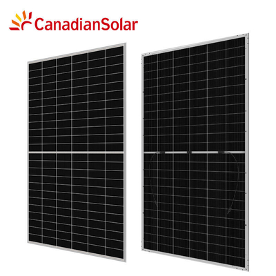 Monocrystalline Silicon Cells 144 Cells Double Glass Bifacial PV Panel CanadianSolar